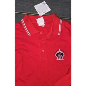 NEW CSA Vintage MLB Anaheim Angels Dynasty L Polo Shirt
